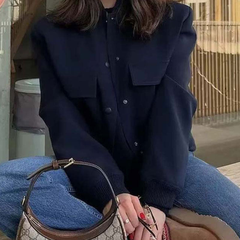 Veste femme à grand col