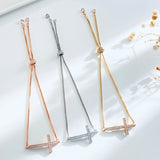 Women's Diamond Pull-out Cross Bracelet