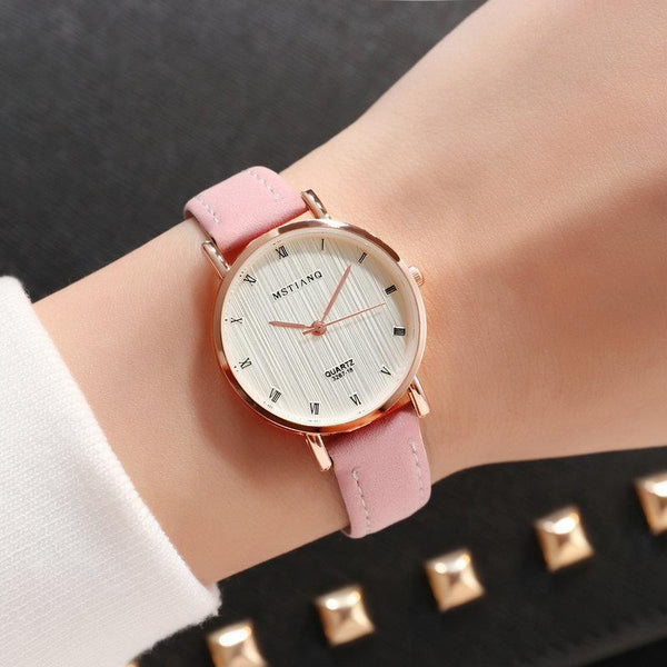 Montre Quartz Femme Minimaliste Élégante
