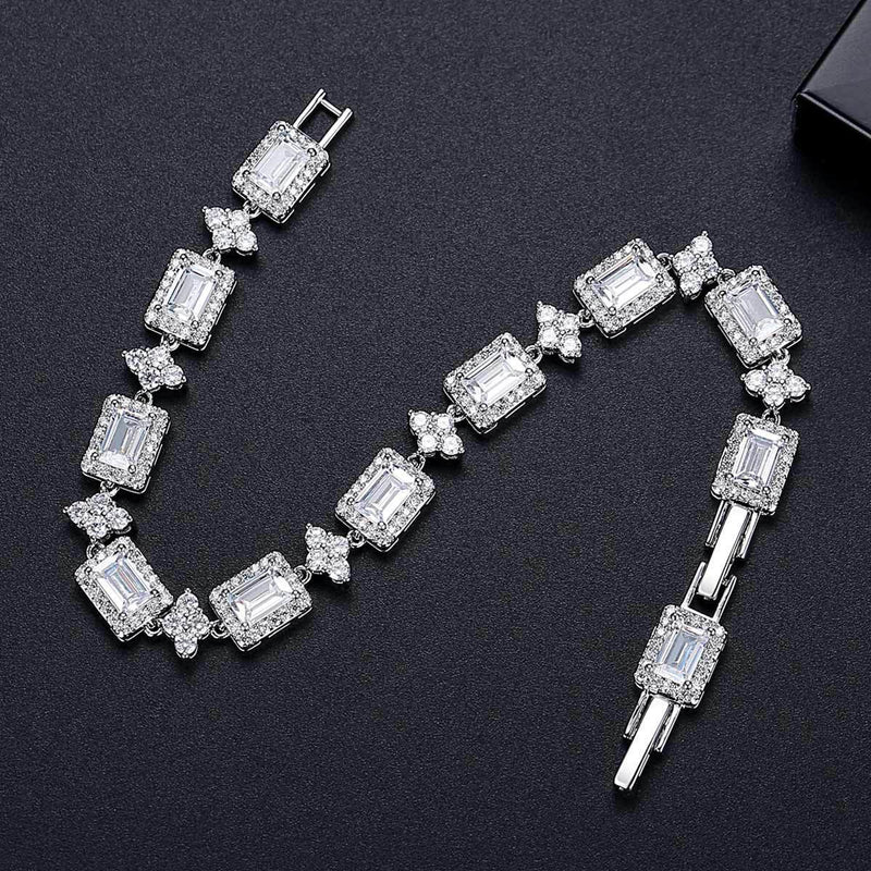 Bracelet ajustable zircon femme tendance