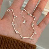 Bracelet tube argent 925 simple