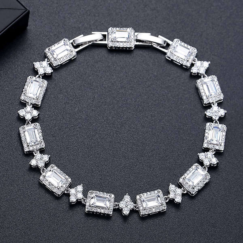 Bracelet ajustable zircon femme tendance