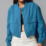 Veste femme à grand col