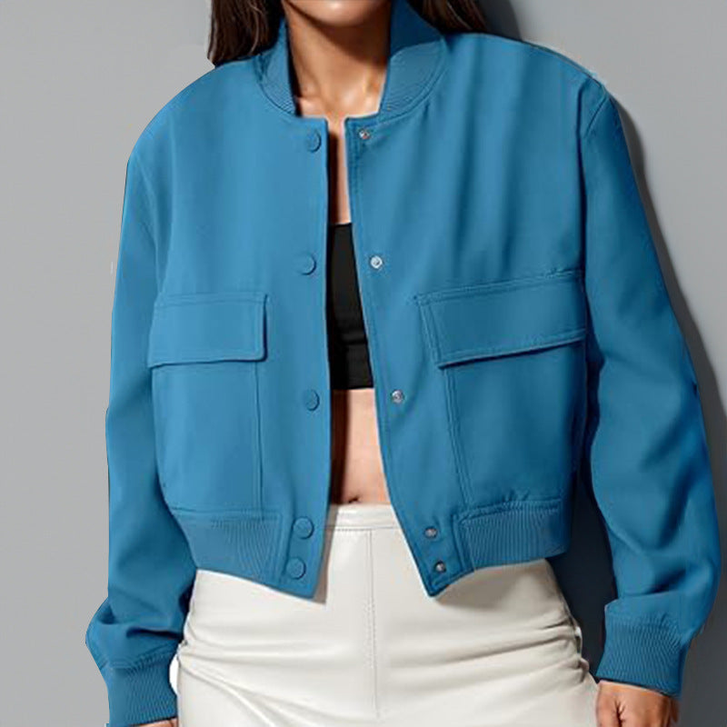 Veste femme à grand col