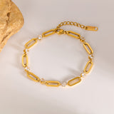 Bracelet acier inox mode européen