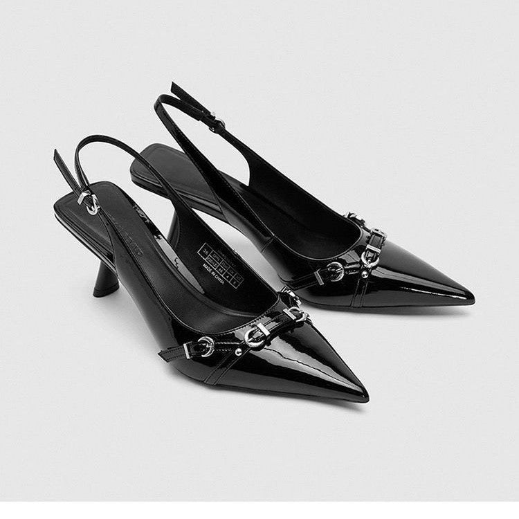 Escarpins Femme Talons Aiguilles Boucle