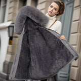 Manteau Épais Matelassé en Velours