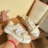 Baskets Toile Basses Automne Femme