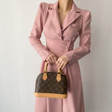 Robe de costume longue à la mode