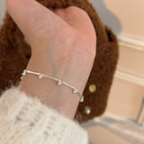 Bracelet tube argent 925 simple