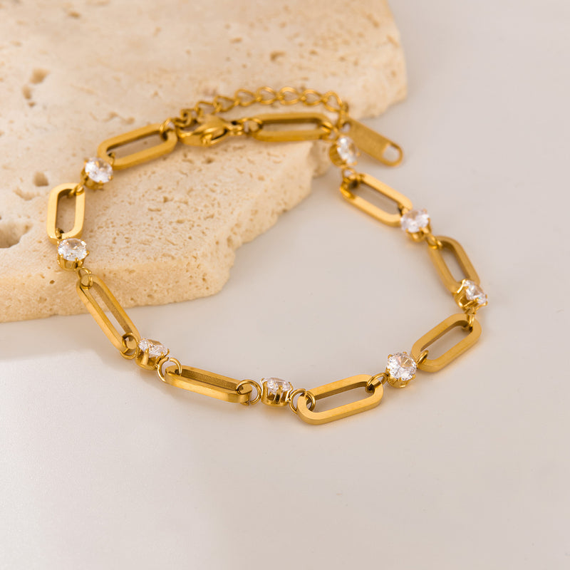 Bracelet acier inox mode européen